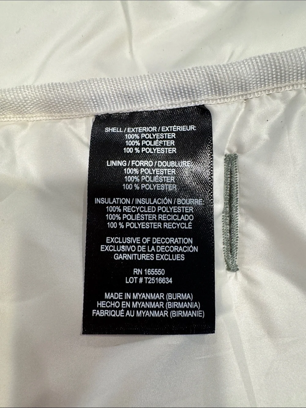 Quilted light Green dog coat 32degrees